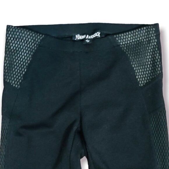 Yoana Baraschi Black Exercise Mesh Athletic Leggings Sport Black XS. - Picture 3 of 9